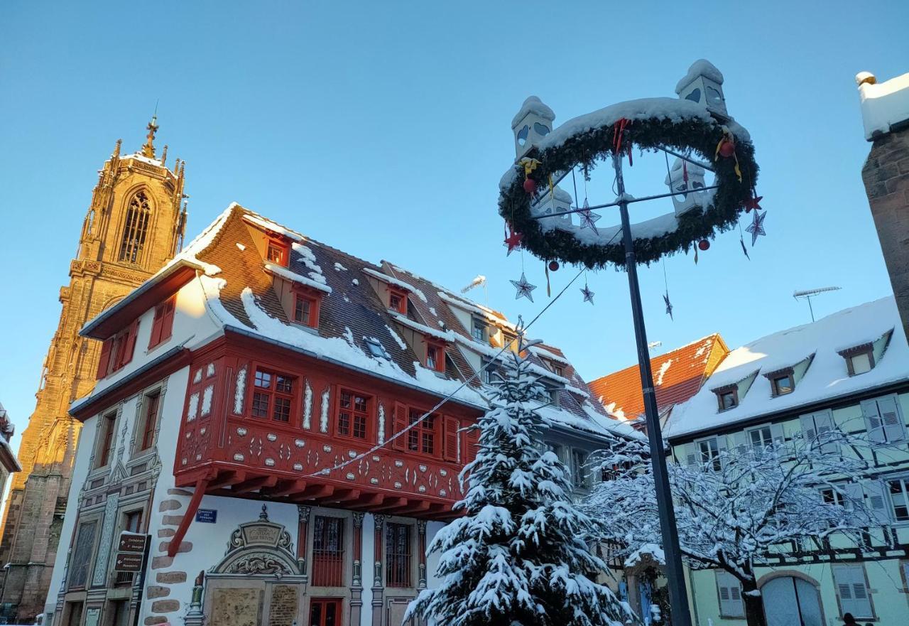 La Maison Bleue, A 20 Mn De Strasbourg, Sur La Route Des Vins, Jusqu'A 6 Personnes, Селеста Экстерьер фото